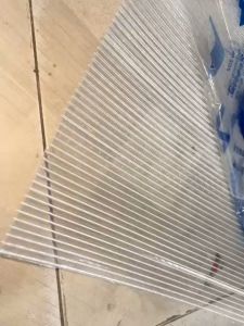 Rộng 80cm x Dài 1m - Tấm POLY rỗng ruột màu trắng trong dày 4mm