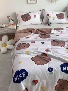 ลดราคาพิเศษ ผ้าห่ม นวมลายการ์ตูน ผ้านุ่มน่ากอด ห่มไม่ร้อน เนื้อเย็นสบาย เนื้อผ้าคอตตอล นุ่มสุดๆ ขนาด 180x200 cm.