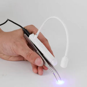 5W UV Lash Tweezer Handheld UV Glue Fast Curing Light UV Lash grafting For Eyelash Extension Nail beauty lamp 1/2 bottle glue