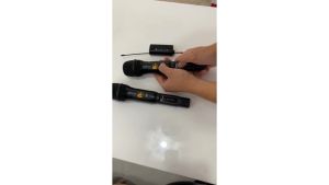 STOK READY Fradical Microphone Karaoke Handheld Wireless Rechargeable 2.4GHz 2PCS