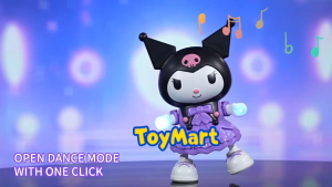 Kuromi Robot Doll Electric Doll Funny Dancing Toy w/ Lights Music & Moves