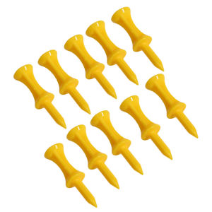 50 ชิ้น/แพ็ค Professional Tees กอล์ฟ 25 มม.-51 มม.ปราสาทสีส้มนักกอล์ฟอุปกรณ์เสริมพลาสติก tees กอล์ฟที่สมบูรณ์แบบสําหรับ Teeing ลูก