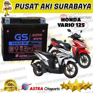 AKI GS ASTRA GTZ7S VARIO 125  LED BEAT SCOOPY CBR SATRIA FU 12VOLT 7AMPER ACCU KERING GS ASLI MTZ6S YTZ6V GTZ6V