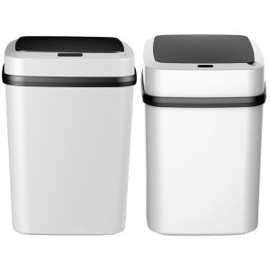 【New Arrival】 13/15L Kitchen Trash Bin Smart Trash Can Automatic Bin Toilet Smart Garbage for Kitchen/Home/Office/Business