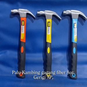 Palu Kambing Gagang Fiber 8oz Gerigi AP 1PCS