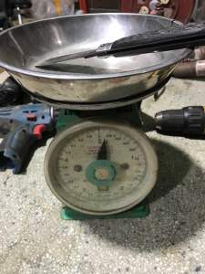 Dao gập (mã 71) dài 19cm nặng 100g sóng dày 3mm nhật bãi có chữ nhật