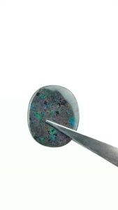 Natural Batu Akik Kalimaya Black Opal Boulder Matrix Andamooka Super Jarong Free Memo KMO5