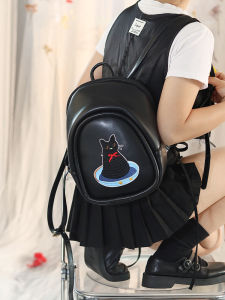 กระเป๋าเป้สะพายหลังแบบลำลองขนาดเล็ก น้ำหนักเบา ดีไซน์เก๋ไก๋ กระเป๋าสะพายไหล่แบบลำลองสำหรับเดินทาง กระเป๋าสะพายหนัง PU สำหรับเยาวชน