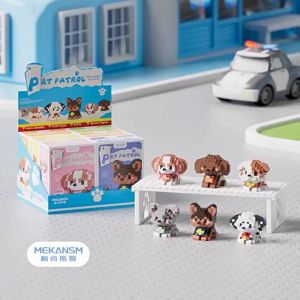 Mekansm Pet Patrol Building Blocks Cute Dog Pet Cartoon Mini Bricks Animal DIY Assemble Toys Haiwan