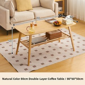 ZHUTING | Compact Bamboo Wooden Tea Table Simple Modern