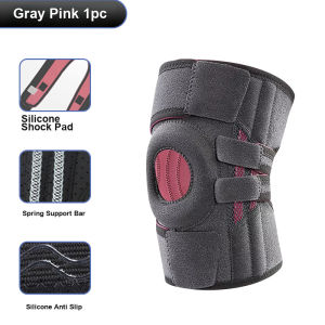 Sports Knee Protector Thin Strap Silicone Knee Support for Outdoor Hiking Badminton Squat Meniscus Protection