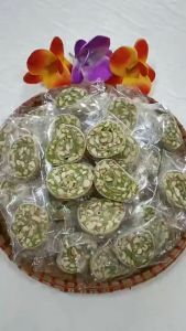 (FREESHIP) 1KG KẸO DỪA DỨA CUỘN ĐẬU PHỘNG BẾN TRE- CHỢ BẾN TRE