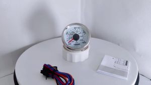 Rhaxel 52mm Water Temperature Meter 40-120 Degree with 8 Colors Backlight 12V 24V for Car Sailboat Fishing Boat