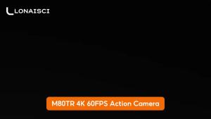 [SG] LONAISCI M80TR 4K Vlog Action Camera 60FPS Video Recording Anti-Shake Dual Screen 170° Ultra wide-angle WIFI Waterpfoof Outdoor Cycling Go Pro Sport Camera Vlog Recording Camera 户外运动相机
