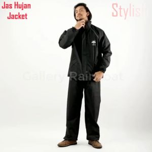 Jas hujan JACKET tojan bahan TEBAL dari TASLAN BIWAI ASY