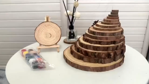 Mua 10 tặng 1 Loại 8-10Cm Miếng Lót Ly Gỗ Tự Nhiên Vintage Decor Lót Ly Vân Gỗ Mộc Trang Trí Có Hương Thơm Nhẹ