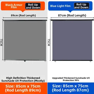 UV Protective Heat Insulating Retractable High Clarity Vehicle Windshield Shield