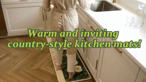 2pcs Long Kitchen Mat Set – Water-Absorbent Oil-Proof for Bedroom Living Room & Entryway