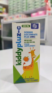 KIDDY PLUZ-C VITAMIN C WITH ZINC SYRUP 120 ML (IMMUNITY BOOSTER FOR KIDS)