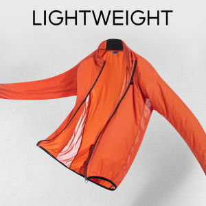 ชุดป้องกันแสงแดดจักรยานเสือหมอบผู้ชายเสื้อกันลมขี่จักรยาน M3C07039 ที่เก็บของพับได้ UPF40 +