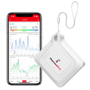 ThermoPro TP351 Bluetooth Thermometer Hygrometer Remote App Control Temperature and Humidity Monitor with 2-Year Data Logging