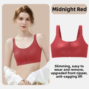 MiiOW | Zip-front Underwire Push-up Slip-resistant Non-caking Bra