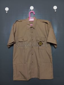 Baju Pramuka pendek cowo SDSMPSMA Baju Pramuka pendek bahan Oxford Baju Pramuka pendek