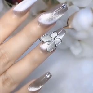 R&Y | Pinpai Crystallite Silver Cat Eye Gel Polish Metal Effects Magnetic Polish Soak Off Gel Polish
