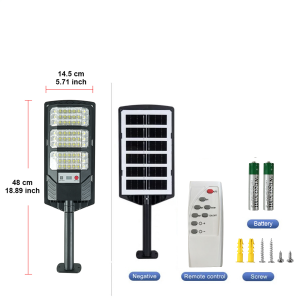 Upgrade 5000W Powerful Solar LED Light 320° Wide Range Super Bright Solar Lamp Outdoor Remote Control Motion Sensor Street Ligh