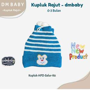 Kupluk Rajut Bayi 0-3 Bulan Bahan Full Rajut Murah Lucu Topi Kupluk Rajut Prempuan Laki-Laki Kupluk HPD-Salur-K6