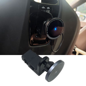 For BMW 5 7 Series i5 i7 2024 2025 X3 G45 IX I20 Car Seat Pad Magnetic Stand Phone 15W Wireless charger Holder Accessories Trim