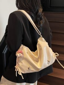 Casual Commuter Large Capacity Womens Tote Bag 2025 New Fashion Versatile Single Shoulder Crossbody Bag for College Students