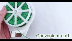 100M/Roll Garden Twist Tie Wire With Cutte for Plants Garden Twist Ties flowers Climbing