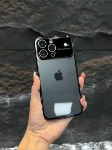 🇹🇭 TOP เคสใหม่ ส่งไว เคสไอโฟน หรูหราเปลือกแข็งฝาหลัง PC หมอน กรอบชุบ ซึ่งปิดหน้าต่างบานใหญ่ เคสสำหรับไอโฟน 11 13 14 pro max โปรแม็กซ์ plus