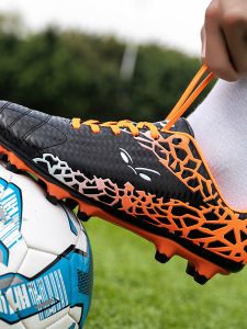 Autumn Winter New Style Football Shoes for Women Training Shoes Breathable Wear Resistant Anti Slip Synthetic Leather Low Top