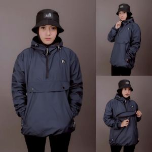 JACKET CAGOULE JAMINAN 100% ORIGINAL THE BOJIEL PARASUT TASLAN ZN SIMPLE UNISEKS KODBAR 200