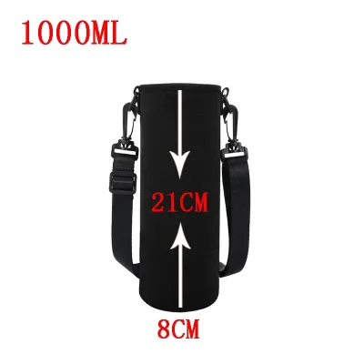 Túi Đựng Bình Nước Bằng Neoprene Cách Nhiệt Có Dây Đeo Có Thể Điều Chỉnh - Túi Đựng Cốc Giữ Nhiệt Di Động Có Kích Thước 750ML/1000ML/1500ML Dành Cho Du Lịch