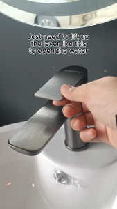 Bareno Brushed Champagne Gold Series Basin Cold Tap BCG1075