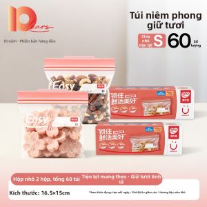 Easy Your Home | Túi Ziplock Dày An Toàn Cho Tủ Đông Gia Dụng Cấp Thực Phẩm