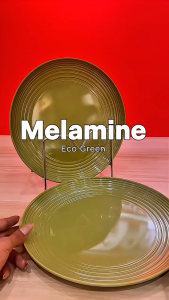 Eco Green Melamine Dinnerware Plate / Bowl / Cup / Spoon / Saucer Smart Kitchen Ph