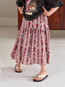 Korean Style Forest Country Elegant Half-skirt