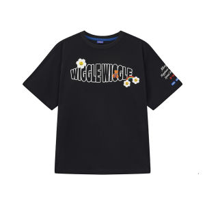 Wiggle Wiggle | Summer Couple Fashion Letter Smile Face T-Shirt