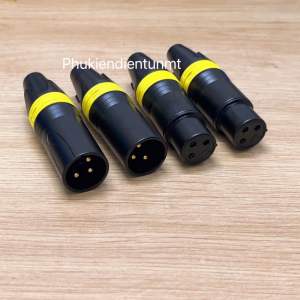 Rắc canon XLR hàn dây chân đồng