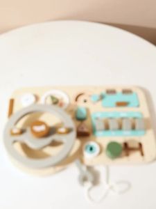 Đồ Chơi Montessori Bằng Gỗ Cho Bé Bảng Thắt Nút Kích Thích Xúc Giác Cho Bàn Tay Nhỏ Độ Tuổi 3-12 Chủ Đề Động Vật & Thiên Nhiên