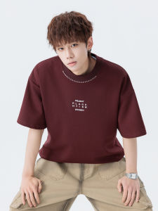 WUKONGYOUHUO | American Simple Letter Print Premium Tshirt