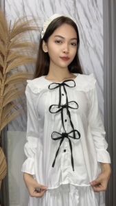 BRIEE FASHION - MEMORA BLOUSE TALI PITA COQUETTE / ATASAN BLOUSE COQUETTE WANITA -PN