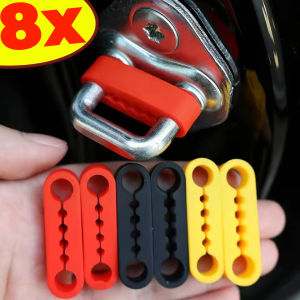 8PCS Car Door Lock Damper Buffer Pad Universal Sound Insulation Rubber Seal Parts Anti Shock Protection Cushion Auto Accessories