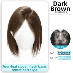 Bangs Hair Topper Real Human Hair Volume Enhancer Wigs