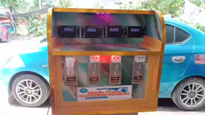 4-Port Multi-Outlet Mobile Charging Station with LED Display - Universal Plug - Free Tarps Included - New