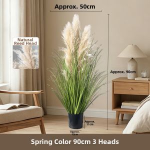 Artificial Pampas and Foxtail Grass Decor